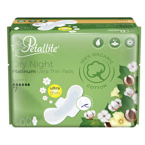 PETALLITE ORGANIC DRY NIGHT PADS 7