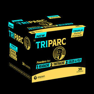 TRIPARC POWDER PLAIN 38 SACHETS ~