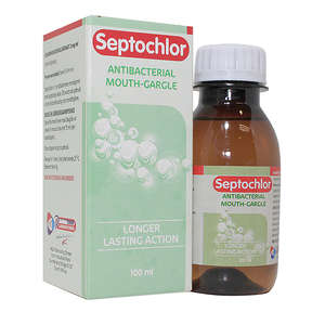 SEPTOCHLOR MOUTH GARGLE 100ML