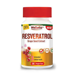 WELLVITA RESVERATROL 30 CAPSULES