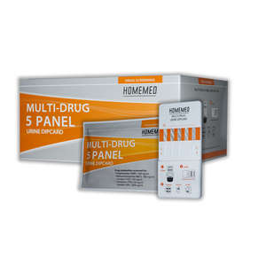 DRUG 5 PANEL TEST HOMEMED DIPCARD 25'S