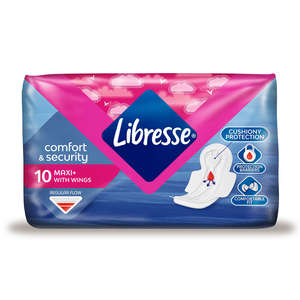 LIBRESSE MAXI COTTON FEEL NORMAL 10