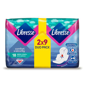 LIBRESSE MAXI COTTON FEEL SUPER 18