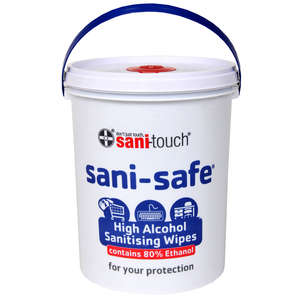 SANITOUCH SANI-SAFE 80% ALC WIPES 1000`s