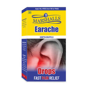 EARDROPS-DROPPER BOXED MARSHALLS 20ML