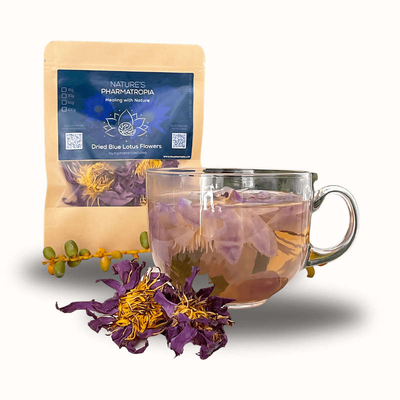 Combo - Blue Lotus Tea (Nymphaea nouchali) Whole Flowers (3 x 5g)