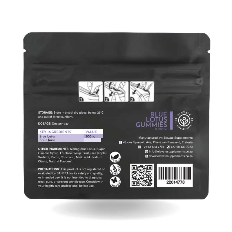 Blue Lotus Gummies (10) 500mg