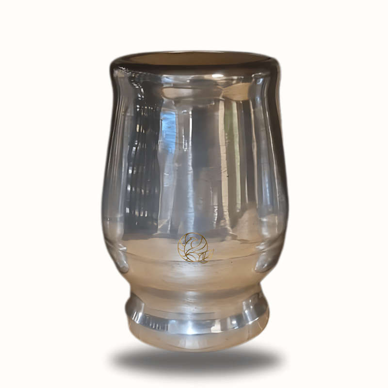 Gourd - Wood Encased In Aluminium Yerba Maté Tea Cup