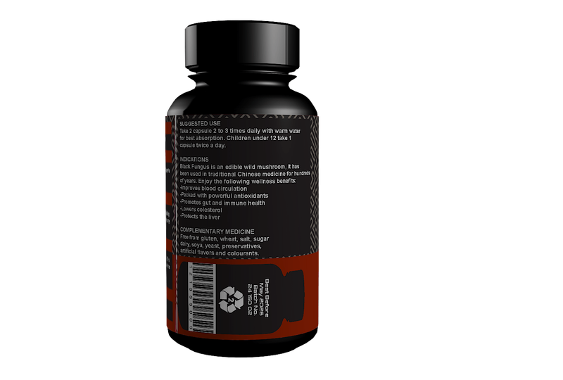 Black Fungus Capsules (90) 600mg