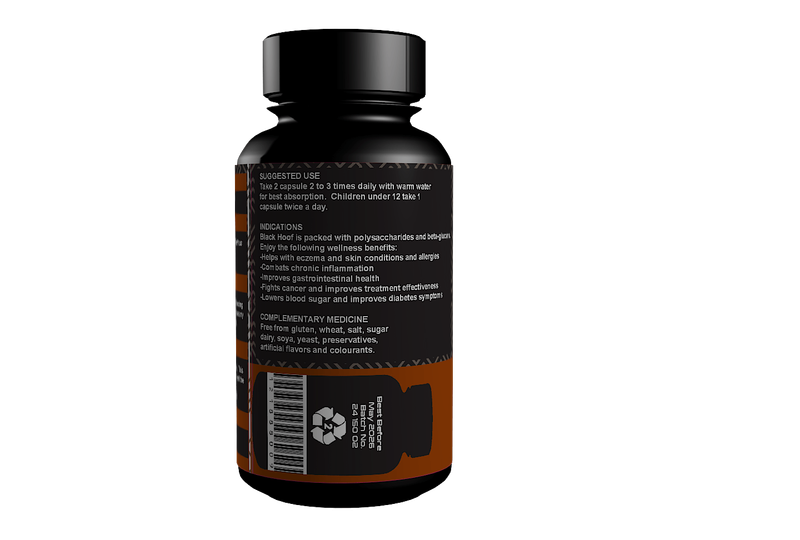 Black Hoof Capsules (90) 600mg