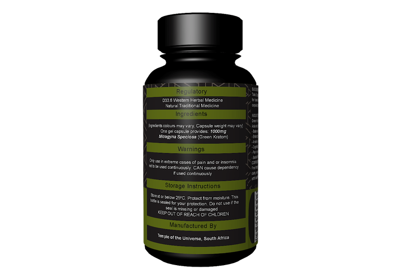 Green Kratom Capsules (60) 600mg