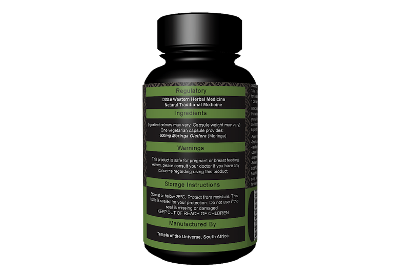 Moringa Leaf Capsules (90) 600mg