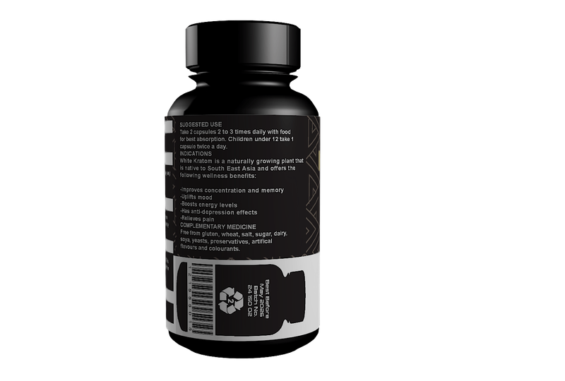 White Kratom Capsules (60) 600mg