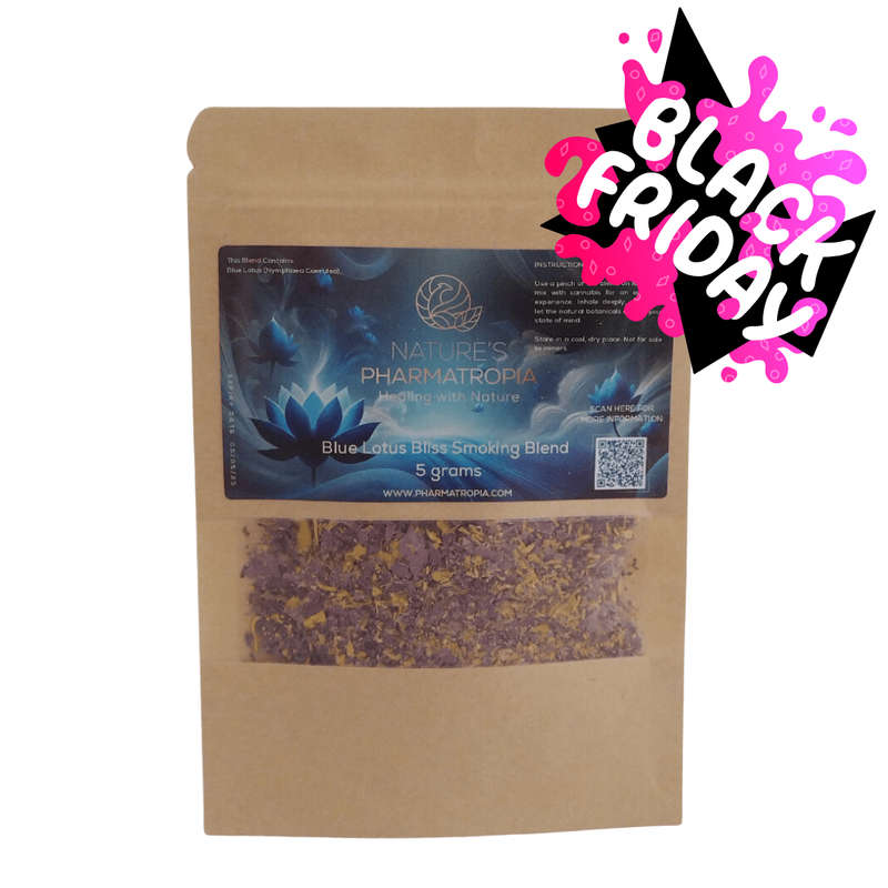 - Blue Lotus Bliss Smoking Blend (Nymphaea Caerulea) 5g