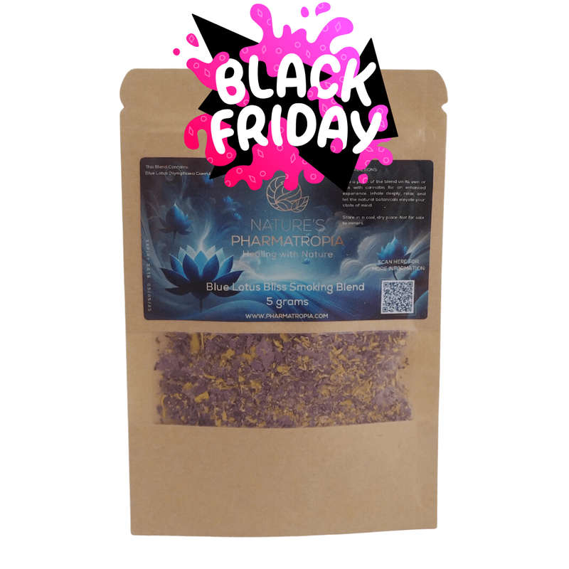 - Blue Lotus Bliss Smoking Blend (Nymphaea Caerulea) 5g