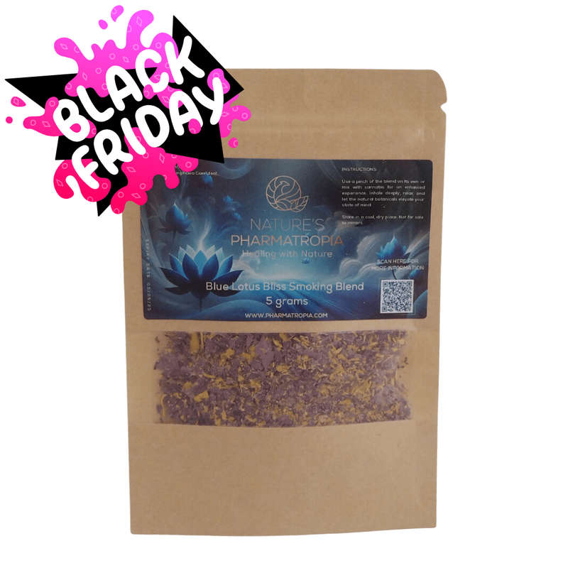 - Blue Lotus Bliss Smoking Blend (Nymphaea Caerulea) 5g