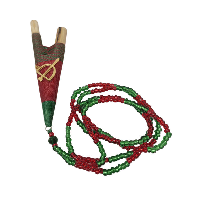 Kuripé Necklace Amazonian Handmade Bamboo Rapé Pipe