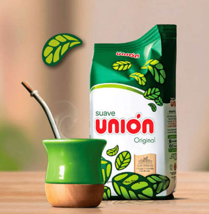 Combo - Yerba Mate Tea (1kg) Union Imported from Argentina & Bombilla Straw