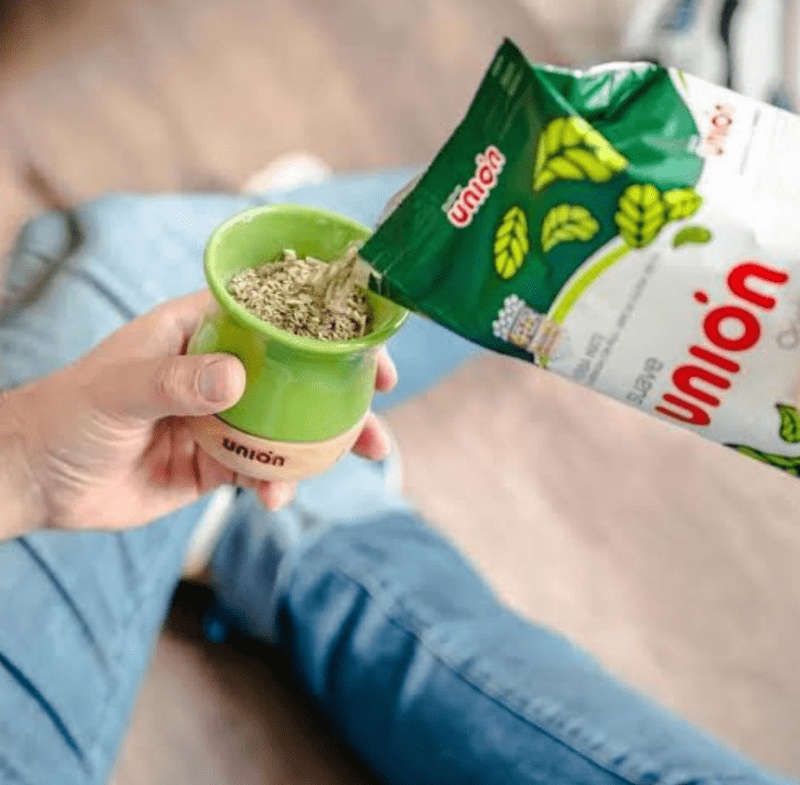 Combo - Yerba Mate Tea (1kg) Union Imported from Argentina & Bombilla Straw