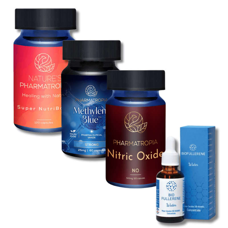 Longevity and Anti-Aging Optimization Stack   Nitric Oxide; Methylene Blue; C60; Beef Liver