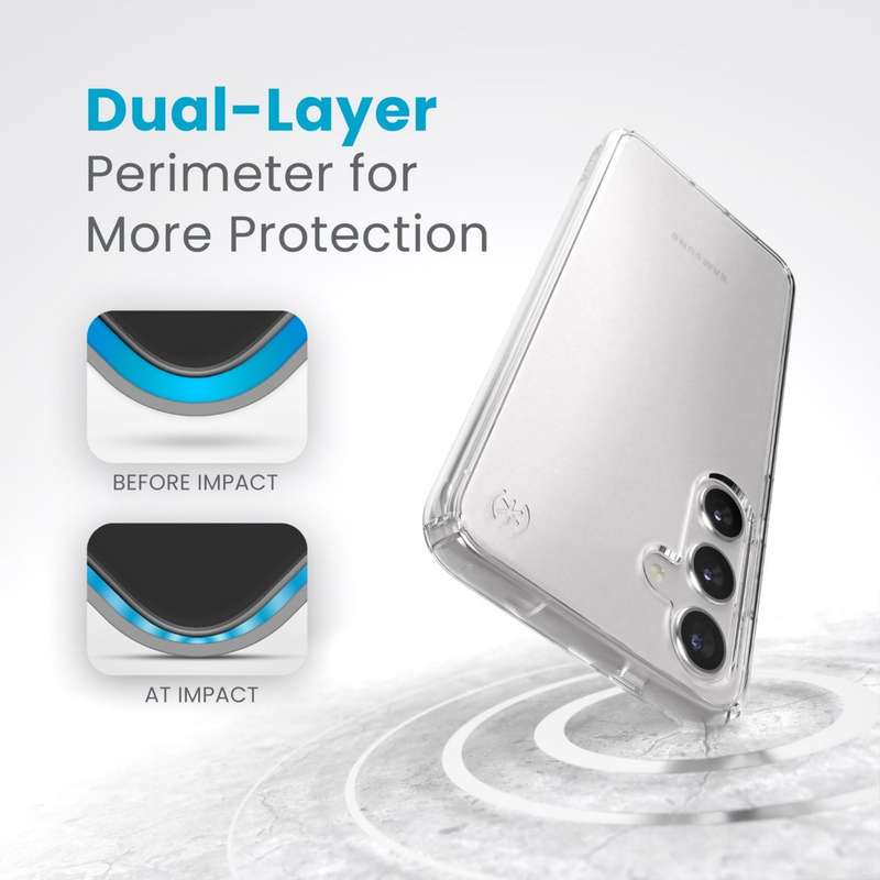 Transparent Shockproof Back Cover Compatible with Samsung Galaxy S24 FE
