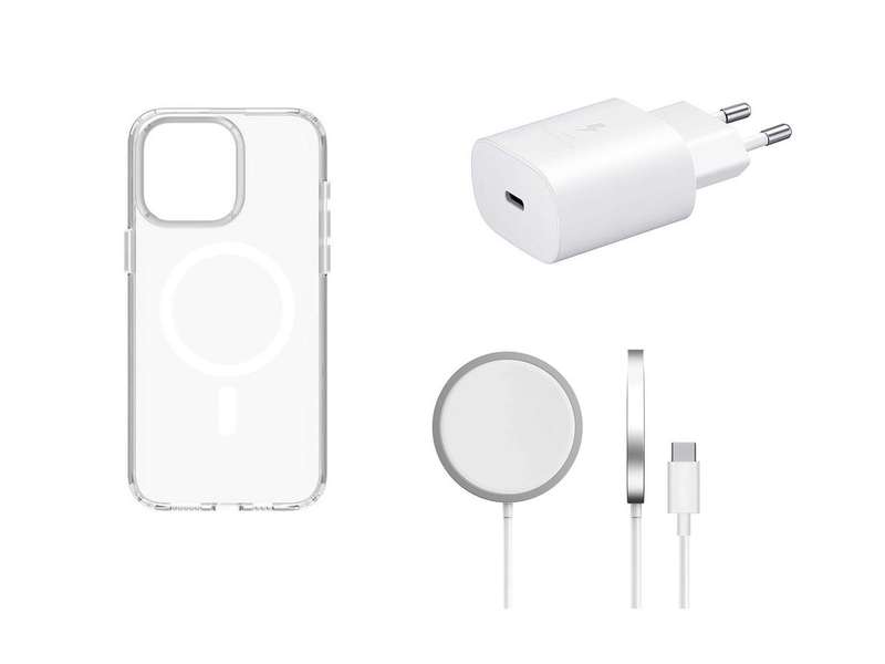 Combo Deal - Magnetic Case & Wireless Charger For iPhone 16 Series - By SK.