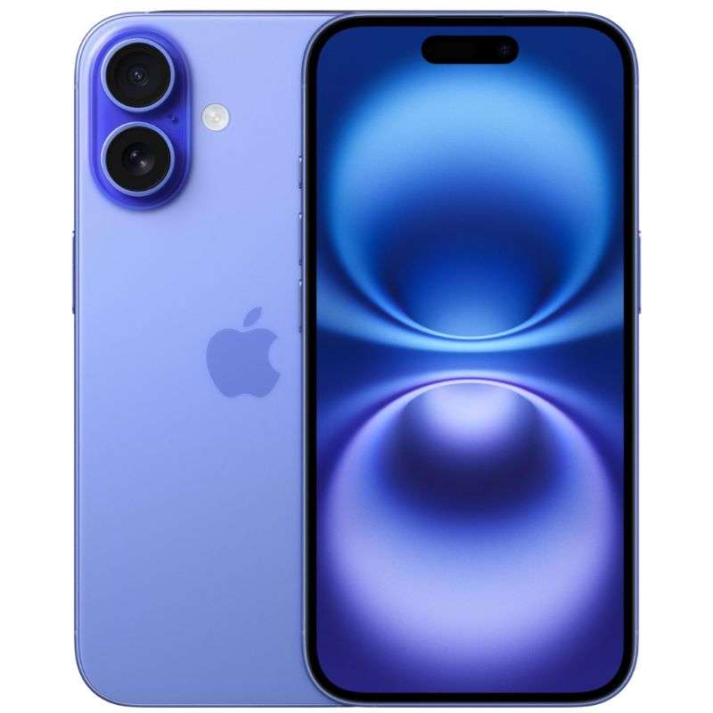iPhone 16 Blue 128GB  100% Battery Health, No Box
