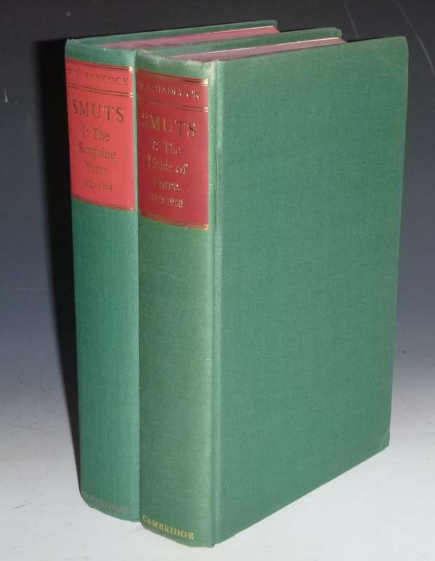 Smuts, two volume set,  vol I, The Sanguine Years, 1870-1919, vol II, The Fields of Force, 1919-1950