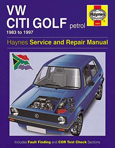 VW City Golf 1983 to 1997 ,  HAYNES