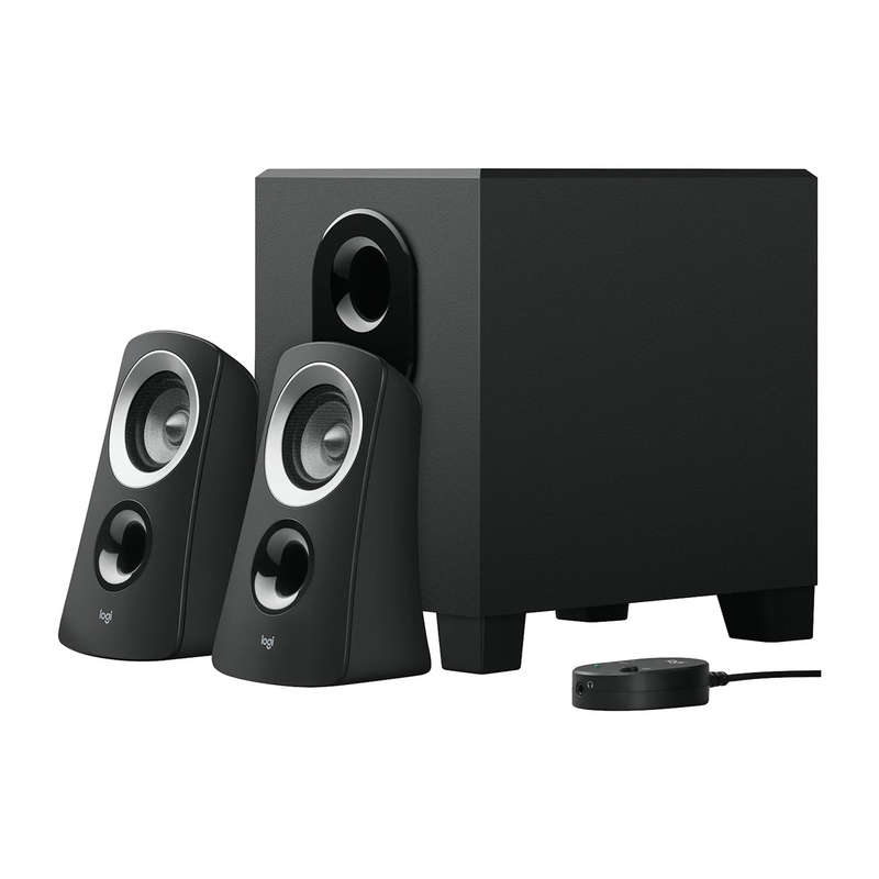 Logitech Z313 Stereo Satellite with Subwoofer Multimedia Desktop Speaker System