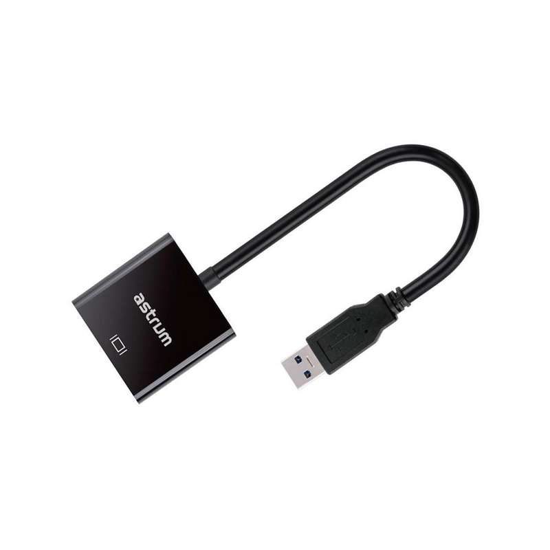 Astrum DA550 USB 3.0 Male to VGA M-F Active Adapter