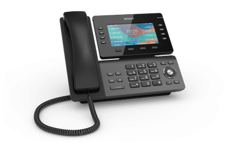 Snom D862 8-line Desktop SIP Phone - Hi-Res 5" Colour TFT Display - USB