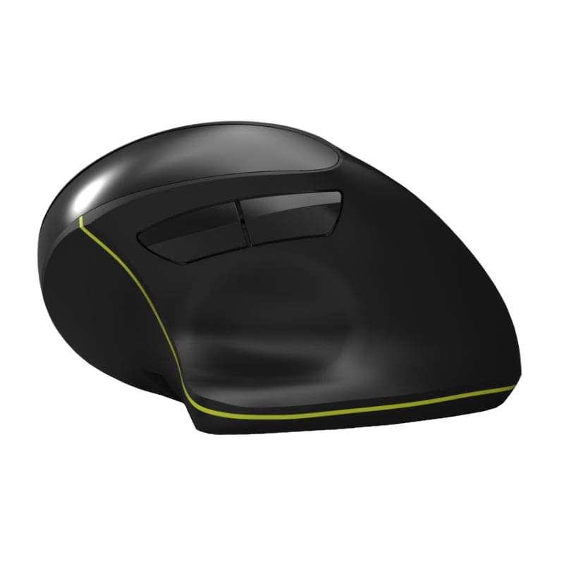 Port Connect Wireless Rechargeable Ergonoc Mouse Bluetooth- Black