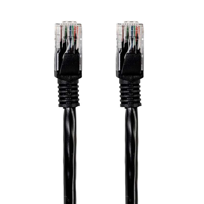 Gizzu Cat6 UTP Fly Lead Ethernet Network Cable 2m  Black