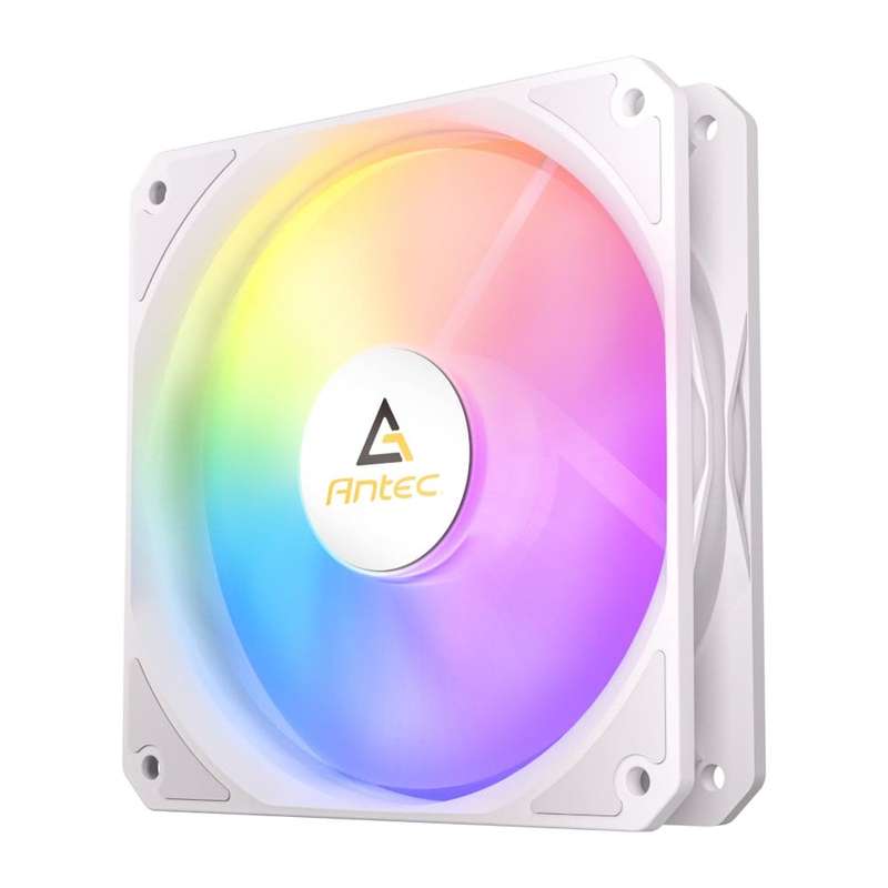 Antec P12 PWM 120mm ARGB Reverse Case Fan - White