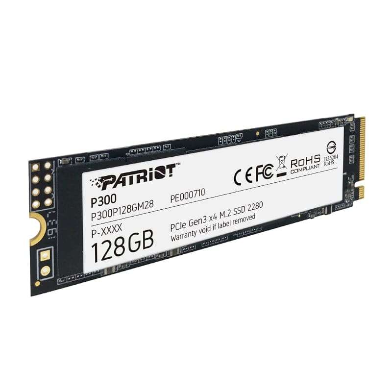 128GB Patriot P300 M.2 PCIe NVMe SSD