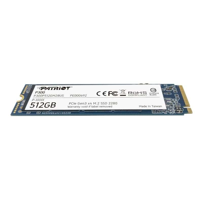 512GB Patriot P300 M.2 PCIe NVMe SSD