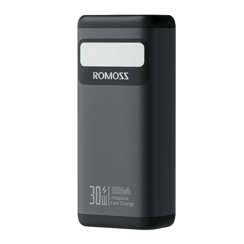 Romoss PMT30 30000mAh 30W Fast Charge Power Bank  Black