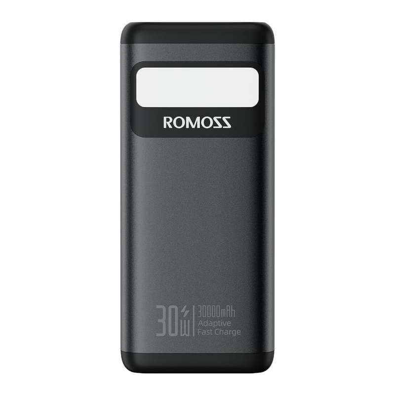 Romoss PMT30 30000mAh 30W Fast Charge Power Bank  Black
