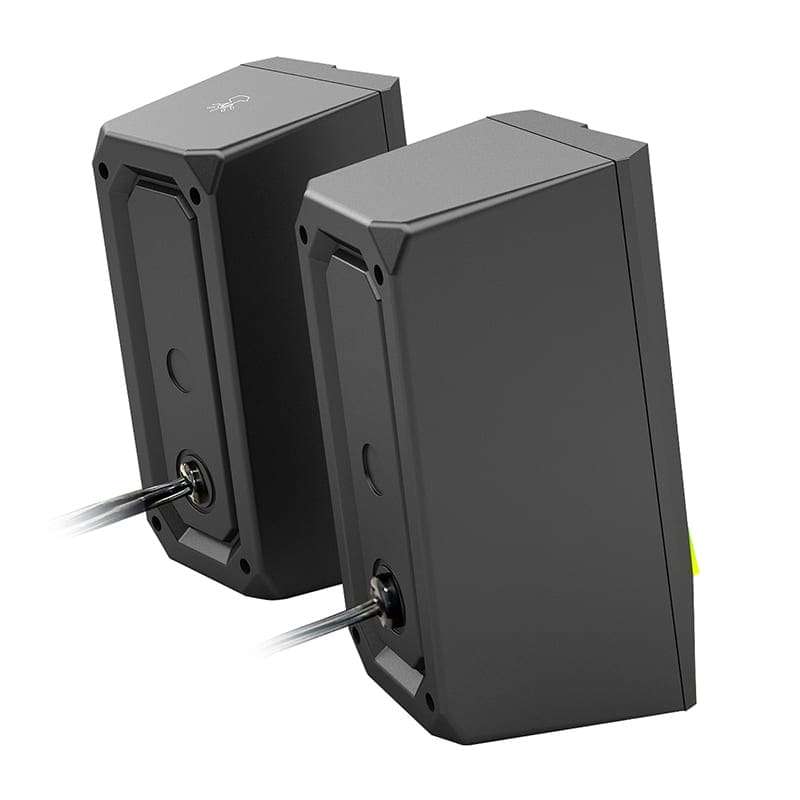 REDRAGON 2.0 Satellite Speaker ANVIL 2 x 3W RGB USB | Aux Gaming Speaker - Black