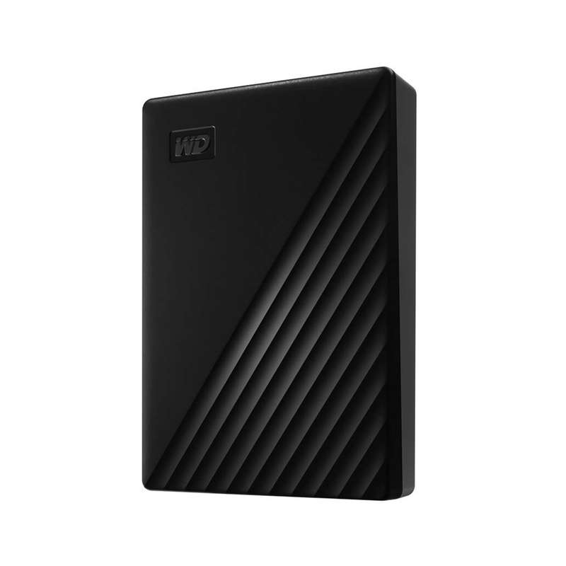 4TB Western Digital MY Passport 2.5" USB 5Gbps Type-A External Hard Drive - Black