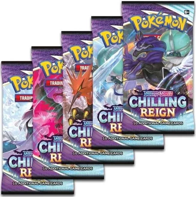 Chilling Reign Booster Pack Art Bundle [Set of 5] - SWSH06: Chilling Reign (SWSH06)