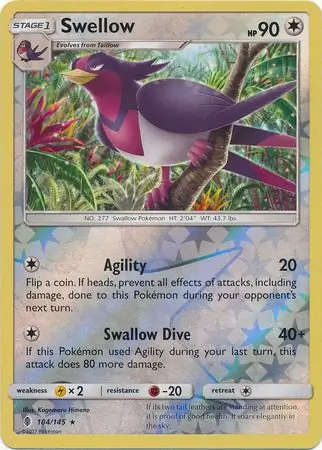 Swellow Reverse Holo