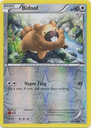 Bidoof Reverse Holo