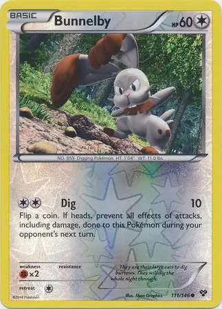 Bunnelby Reverse Holo