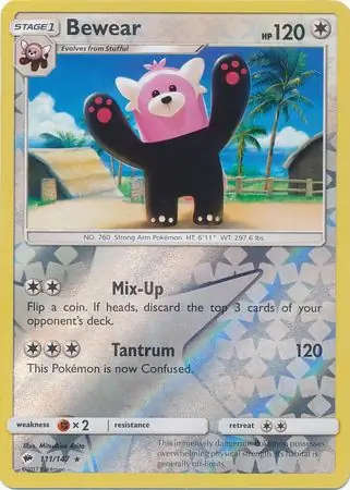 Bewear Reverse Holo