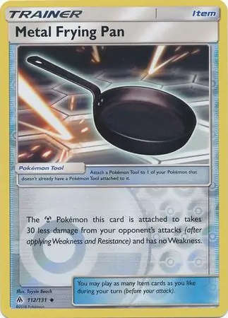 Metal Frying Pan Reverse Holo