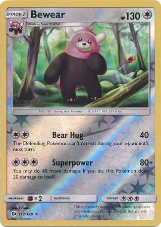Bewear Reverse Holo