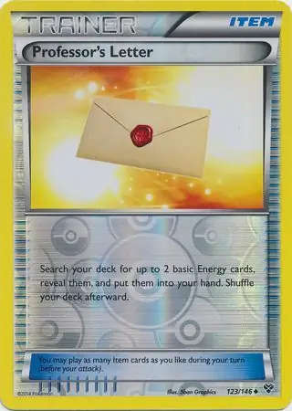 Professor's Letter Reverse Holo