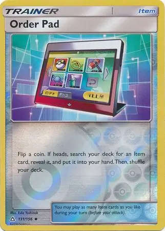 Order Pad Reverse Holo